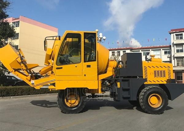 Volumetric Mobile Small Self Loading Concrete Mixer Truck Right Hand Drive Type