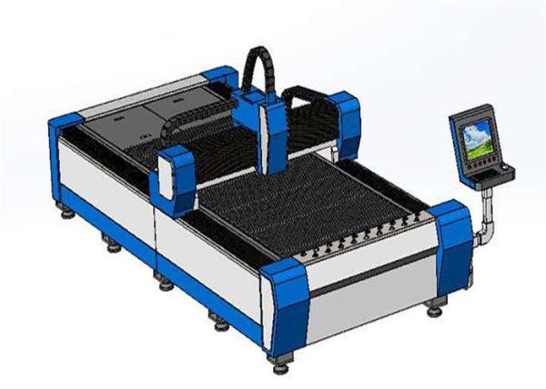 2000 Watt  Fiber Optical Laser Metal Cutting Equipment , Laser Profile Cutting Machine