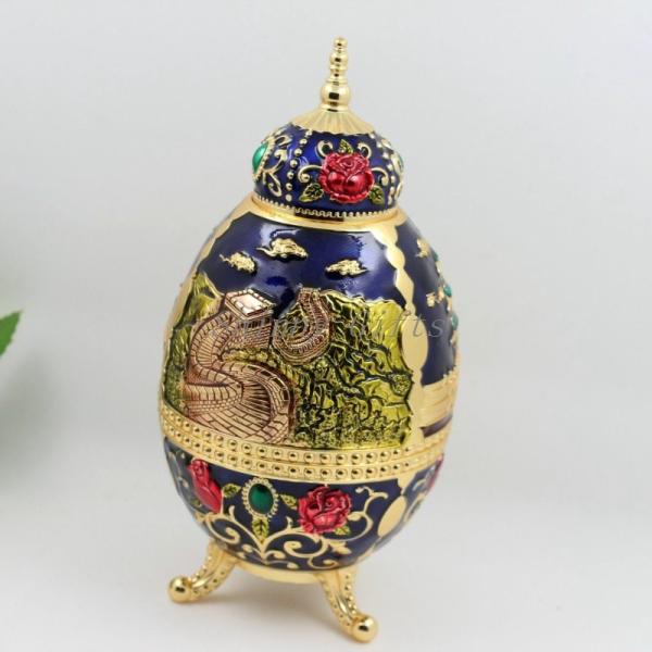 Shinny Gifts Vintage European Home Decor Metal Craft Gifts Automatic Toothpick Holder