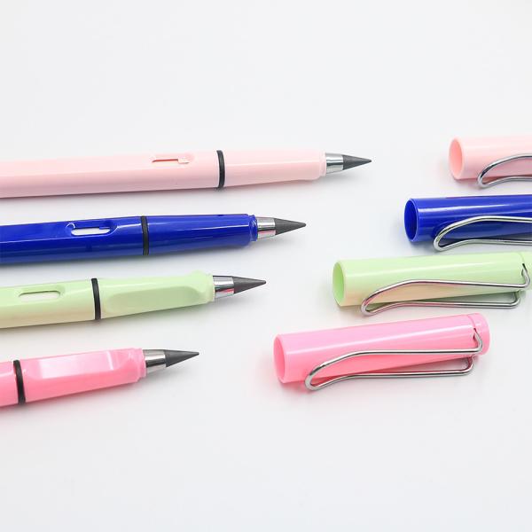 Macaron Colors Plastic Creative Pencil Tungsten Alloy Tip Sketch Writing Inkless Pencils