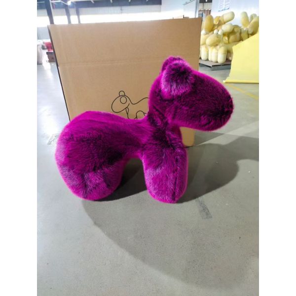 Cartoon Cute Single-Person Sofa Chair Creative Living Room Accent Pony Ottoman Stool Lazy Leisure Lounge for Bedroom Application