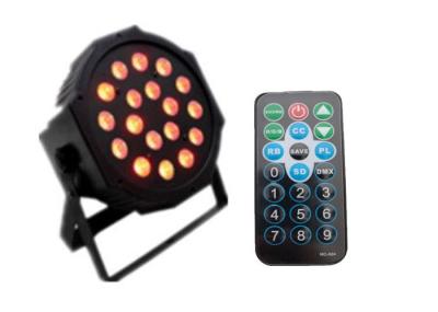 18*1.5W RGB Tri Color With RF Remote Controller