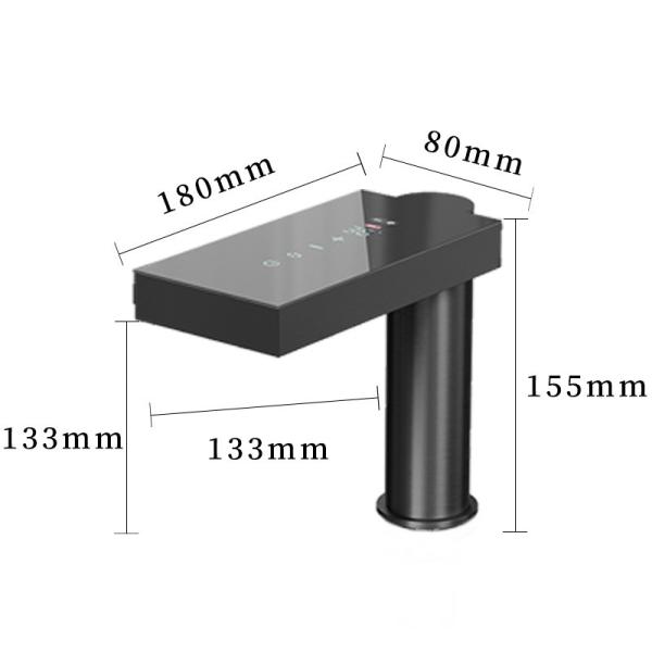 ODM Automatic Led Bathroom Faucet infrared Sensor Tap For Wash Basin Zinc alloy