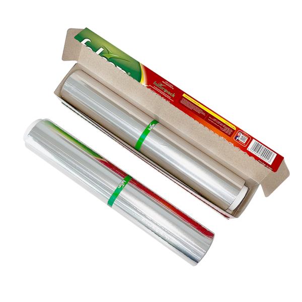 Customized Size Logo Disposable Household Food Grade Aluminium Foil Roll For Food Wrap