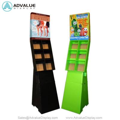 Customizable Stand Up Cardboard Display Stands For Retail / Promotion