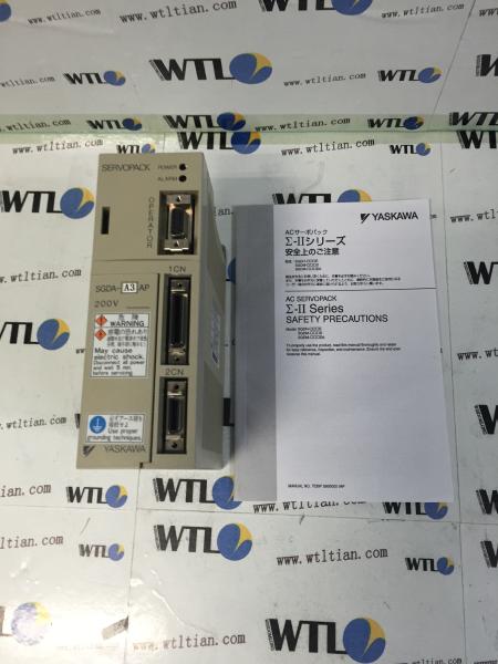 Un moteur de Yaskawa de garantie d'an conduit SGD-A3AP Servopack 1PH 200-230V 50/60HZ 11AMPS