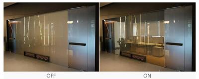 Clear ITO 5mm 5000 Micron Switchable PDLC Smart Film