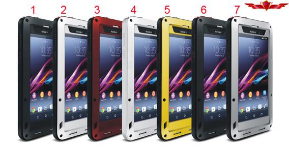 100% Authentic Aluminum Dirtproof/Shockproof/Waterproof Case For SONY Xperia Z1