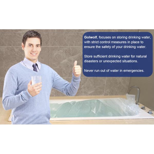 Water Storage Bladder, 100 Gallon Heavy Duty Food-Grade Plastic Bag, For Emergency Water Bank, Ideal For Bathtub Water Storage, Camping, Gardening And Agricultural Irrigation.