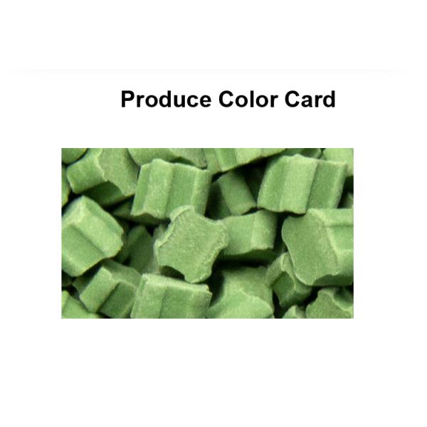 Экологически чистые зеленые гранулы TPE