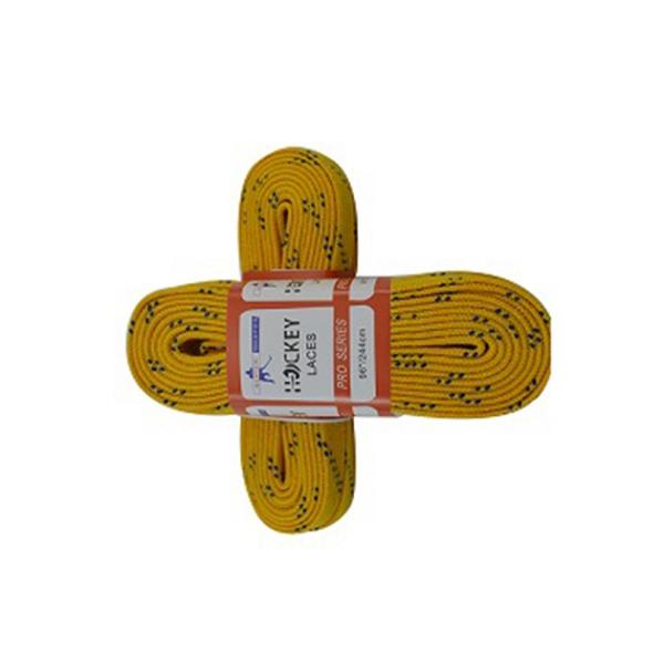 Speed Skates Neon Yellow Hockey Laces Braided Waxed Anti Abrasive Waterproof