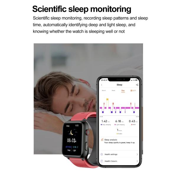 TK63 1.91 Inch Smart Watch ECG And Blood Pressure Sugar Air Pump Type