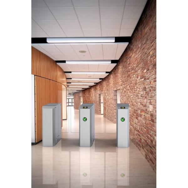 Pedestrian Sliding Gate Turnstile Anti Pinch Access Control RS232 Interface
