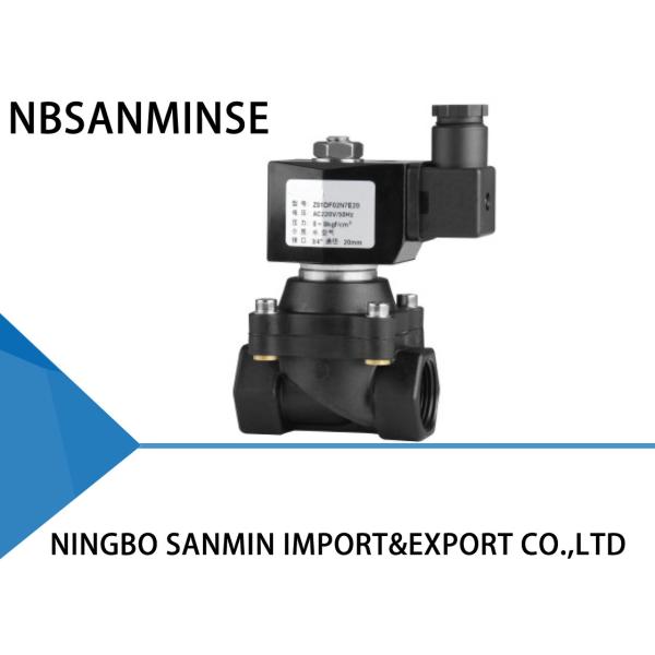 Z5 Plastic Solenoid Valve Zero pressure Thread Connection ISO9001 Certification