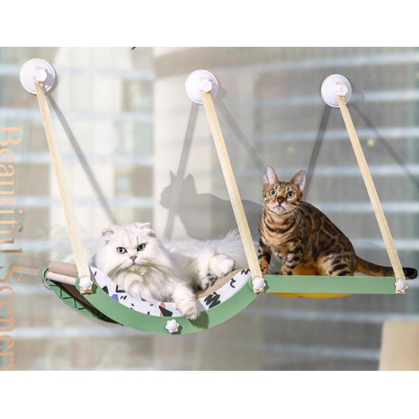 Твердая деревянная кровать кота уступа окна заграждения с 2 режимами