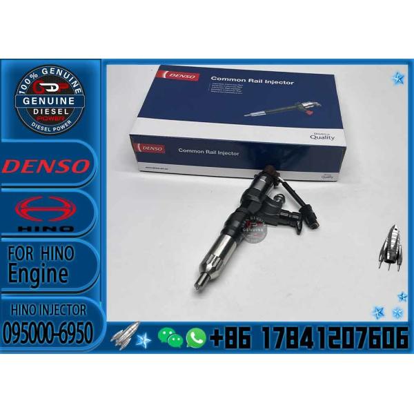 Новая автозапчасть Инжектор дизельного топлива 095000-6593 / 095000-6950 / 23670-E0010 Инжектор общего рельса