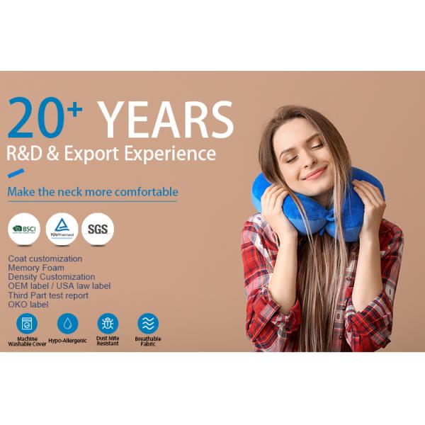 Portable Kids Travel Neck Pillow Cute Animal Memory Foam Neck Support Pillow for Airplane