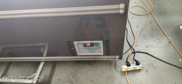630L Supermarket Island Freezer 21 Cu Ft Direct Cooling