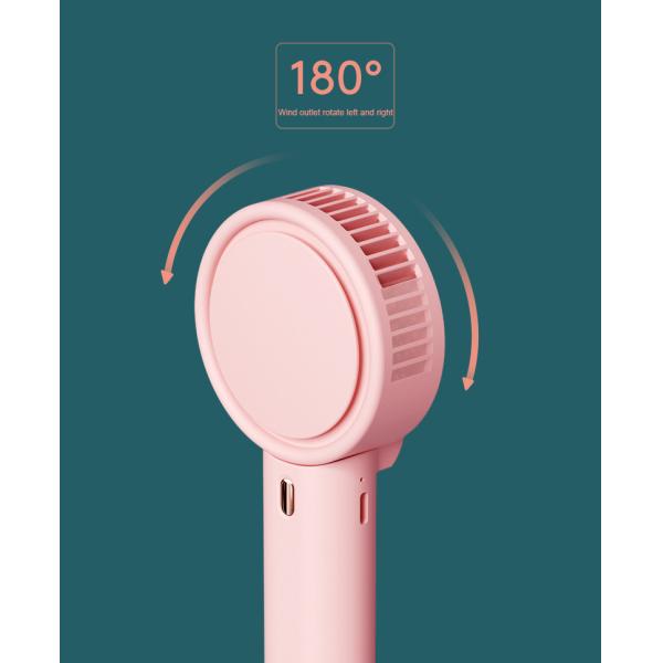 Bladeless портативное вращение 180 градусов вентилятора 10hours USB Handheld на открытом воздухе охлаждая