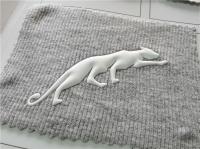 L'habillement lavable de transfert de chaleur de l'insigne 3D Tagless marque le matériel de silicone