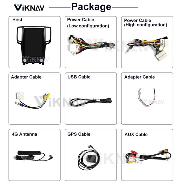 Игрок мультимедиа автомобильного радиоприемника ABS 12.1inch для Infiniti G25 G37 2004-2015