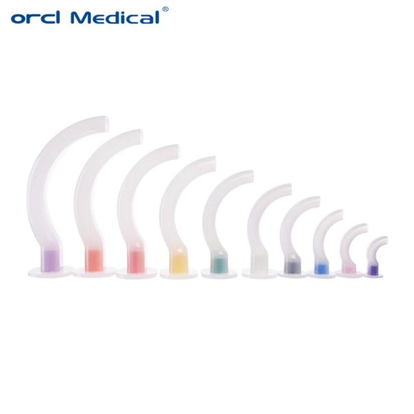 Voie aérienne de Guedel oropharyngée stérile pour anesthésie médicale pédiatrique avec PE Guedel OPA à code couleur