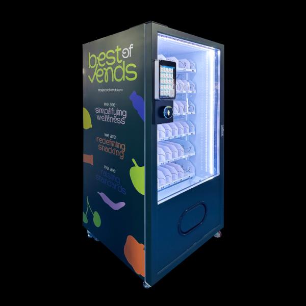 Slim Snack and Drink Vending Machine With 10 Inch Touch Screen for Offices Schools Shopping Malls and Public Spaces