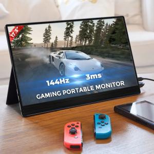 17.3インチ 144Hz ポータブルゲームディスプレイモニター FHD 1080P IPS画面