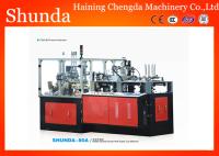 Machine de formation et se fermante 70-80PCS/MIN de douille ondulée de tasse de papier