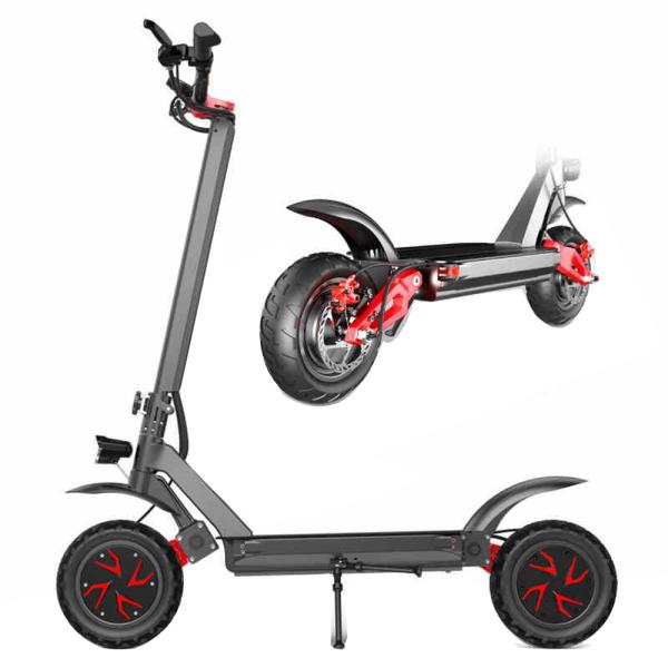 150kg Max Load Adult Electric E Scooter 60 - 80km 3600W Electric Powered Scooters