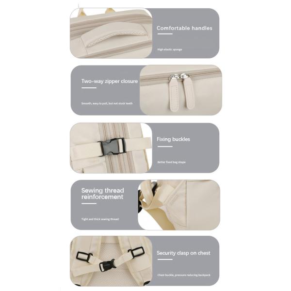 Custom Capacity Oxford Travel Business Backpack Casual Outdoor Sports Backpack