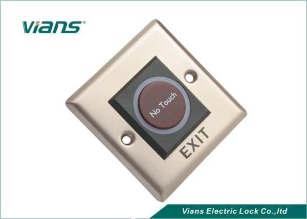 Infrared Sensor stainless steel exit button No Touch Push for Doors