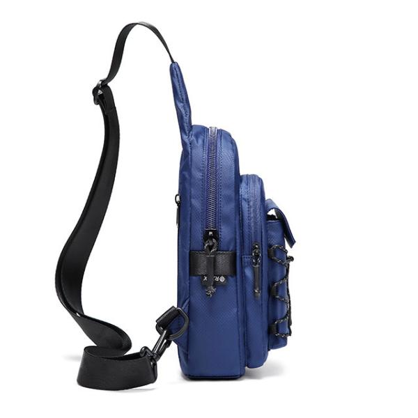 ODM OEM Oxford Textile Sports Crossbody Chest Sling Bags 18*9*28cm