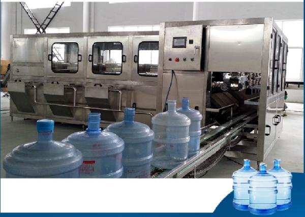 2.2kw 1200 bottles / hour 5 Gallon Water Filling Machine For Barreled Water