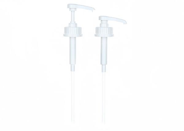 43 mm Taille du cou Pompes à sirop de laboratoire TUV allemande certifiées de qualité alimentaire UKS10 Dispenser de sirop en plastique de qualité alimentaire