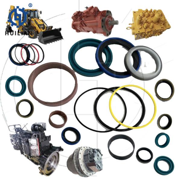 Peças sobressalentes de escavadeira vedação de óleo 111-3300 186-4327 240-9538 241-8924 Boom Arm Balde cilindro Swing Seal Kit para 416C