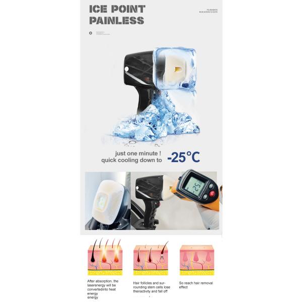 Волны машины удаления волос лазера диода водяного охлаждения тройные