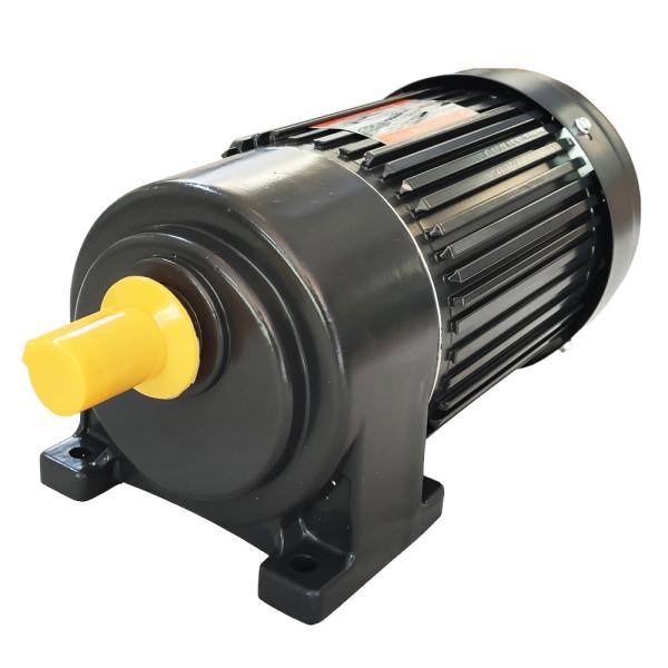 Motor de alumínio 1700r/min trifásico horizontal da engrenagem da C.A. de 1,5 quilowatts