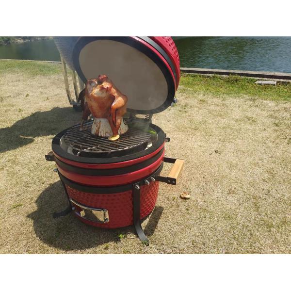 Аксессуары нержавеющей стали курильщика гриля Kamado угля керамики вина