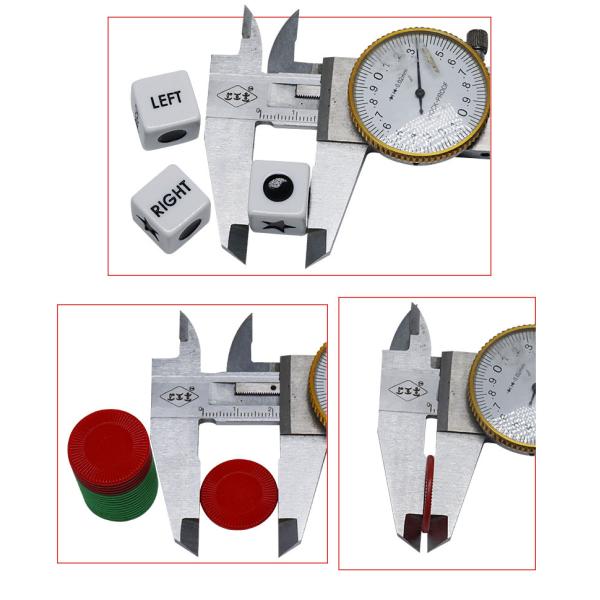 40mm ABS Texas Classic Casino Poker Game Chips 5 Colors Customized