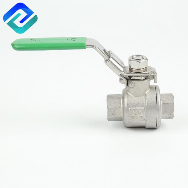 Oil Gas 1000wog 2PC Cf8 Ball Valve Metal DN100 Female Threaded Gas Pipeline