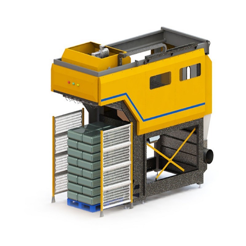 600Bags/Hour Automatic Debagging Machine Customized For Plastic Pellets / Bulk Materials