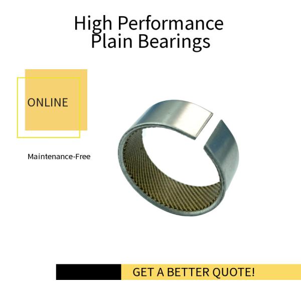 Stainless Steel Bushing,  Fabric Sliding Layer