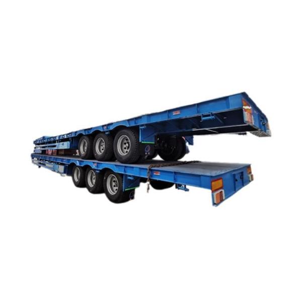 Customizable Tri-Axle Low Bed Semi Trailer for Heavy Equipment Transport in Philippines