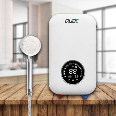 3 Phase Touch Panel Control 8KW Tankless Water Heater With Elegant Design
