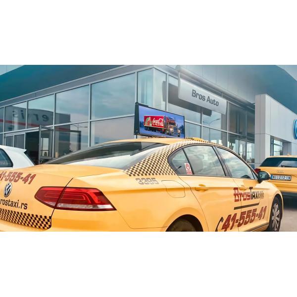 Nits P2.5mm 4500 ездят на такси знаки рекламы крыши 4G Wifi GPS соединяются