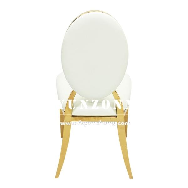 Réception de l' hôtel Chaise métallique en acier inoxydable T-or