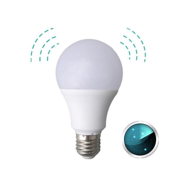 50000 Hour Lifespan Motion Sensor LED Smart Bulb with Automatic Brightness Adjustment