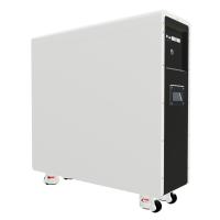 51.2V 100Ah LiFePO4 avec 100A de courant de charge/décharge maximal et refroidissement gratuit