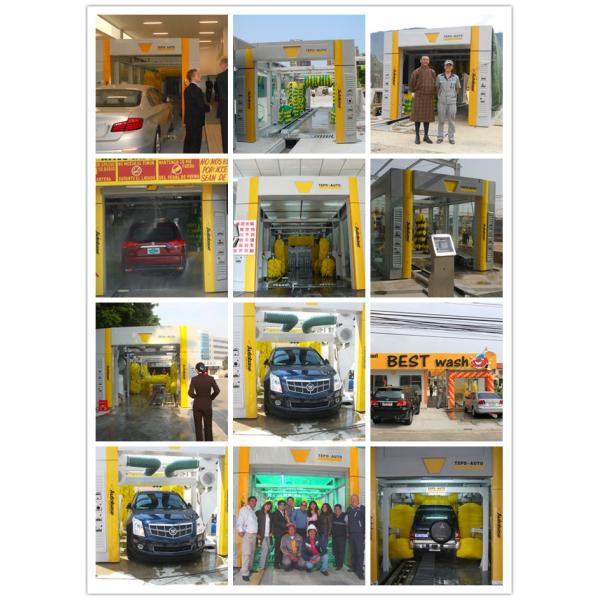 TEPO - AUTO Car Wash Tunnel Equipment , Advanced Automated Car Wash Systems